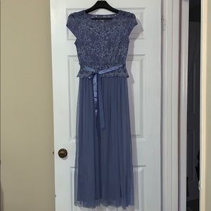 Formal purple tule dress